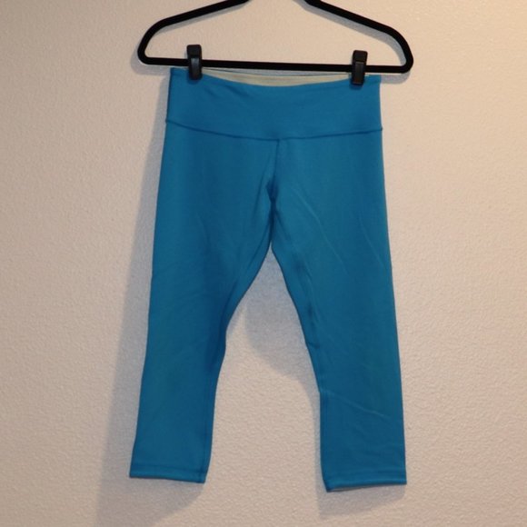 Lululemon Wunder Under Crop Reversable Leggings - Picture 1 of 6